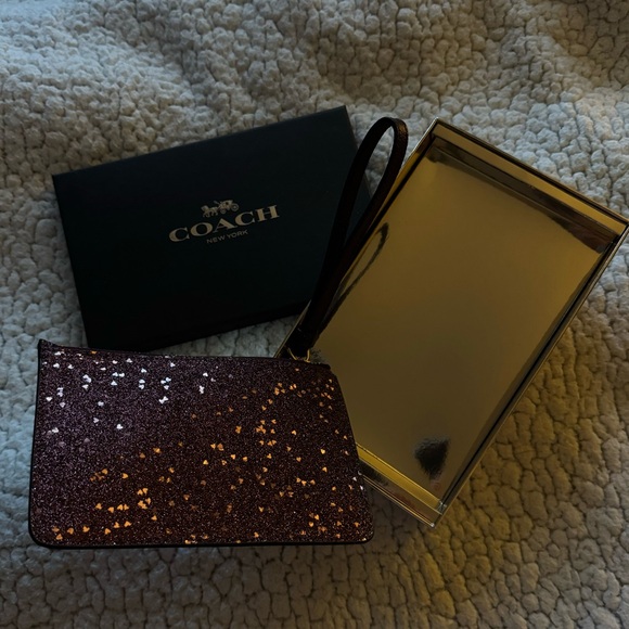 NWT Coach Sparkly Clutch - Picture 2 of 2